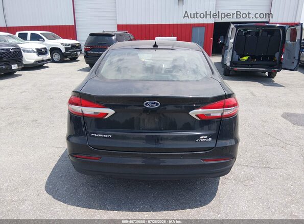 3FA6P0LU2KR100422 2019 FORD FUSION HYBRID Black 