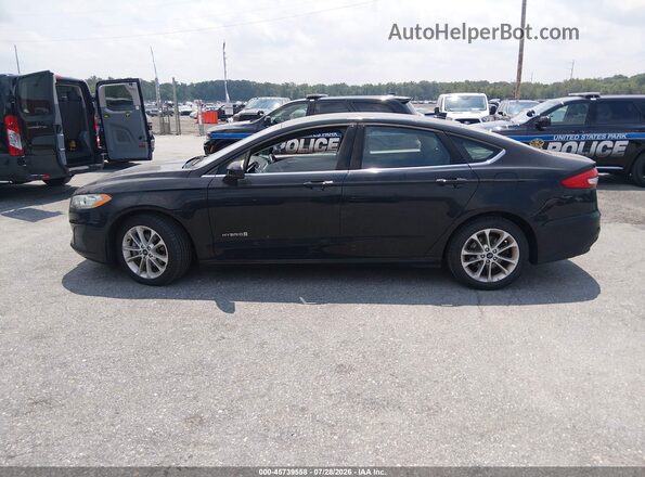 3FA6P0LU2KR100422 2019 FORD FUSION HYBRID Black 