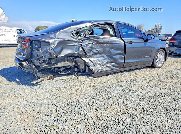 3FA6P0LU2KR114787 2019 FORD FUSION Black წინა ხედი