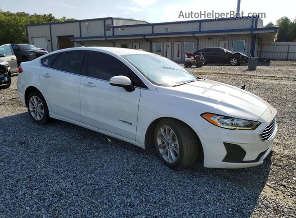 3FA6P0LU2KR204652 2019 FORD FUSION White Delantero derecho