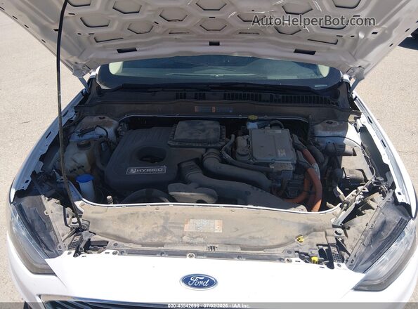 3FA6P0LU2KR211195 2019 FORD FUSION HYBRID White Հետևի տեսք