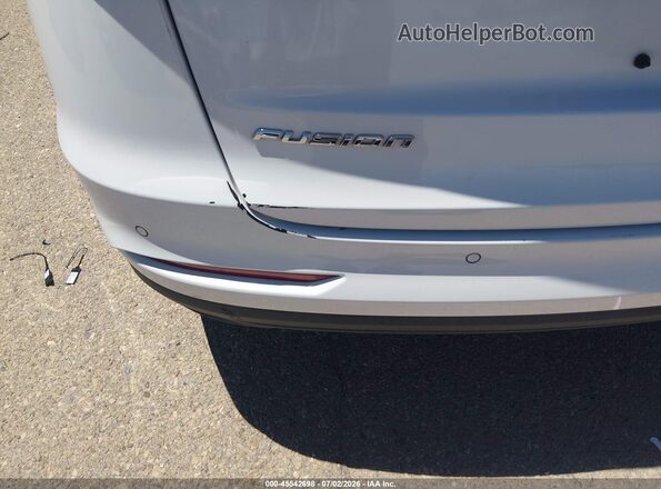 3FA6P0LU2KR211195 2019 FORD FUSION HYBRID White Առջևի վահանակի տեսք