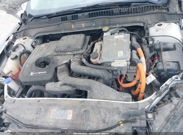 3FA6P0LU2KR274104 2019 FORD FUSION HYBRID White Вид ззаду