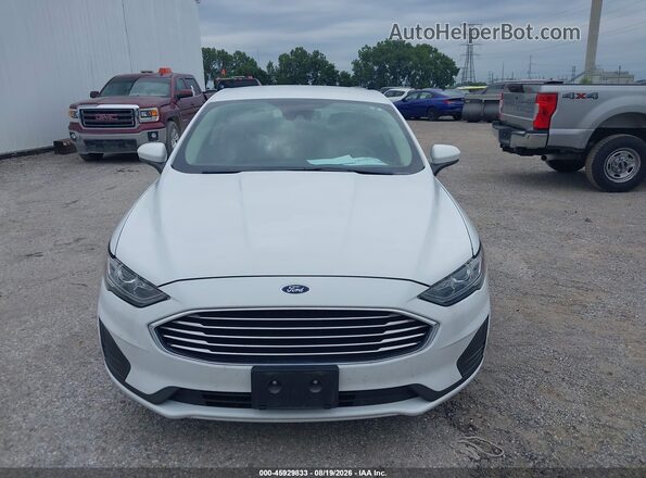 3FA6P0LU2KR274104 2019 FORD FUSION HYBRID White Панорамний вид салону 360°