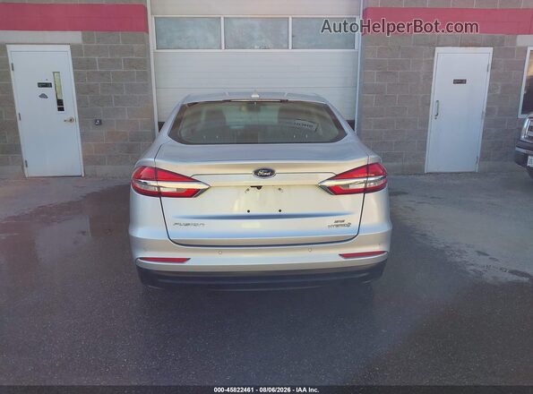3FA6P0LU2KR274345 2019 FORD FUSION HYBRID Silver 