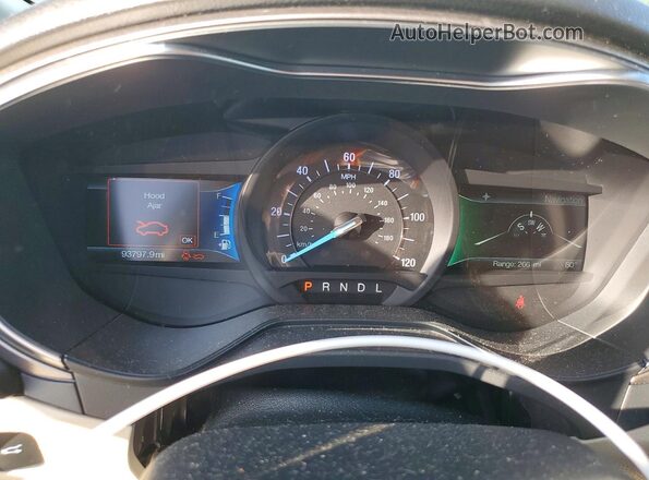 3FA6P0LU2LR122311 2020 FORD FUSION White Вид щитка приладів