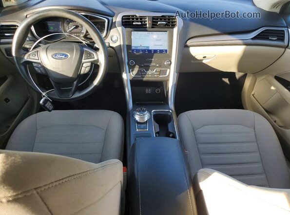 3FA6P0LU2LR122311 2020 FORD FUSION White Вид панелі приладів