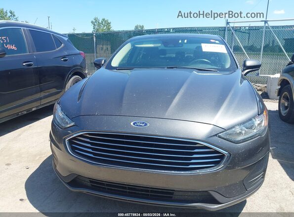 3FA6P0LU2LR123426 2020 FORD FUSION Серый Вид задней части салона