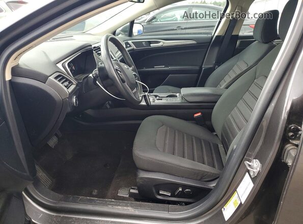 3FA6P0LU2LR159200 2020 FORD FUSION Gray Front interior view
