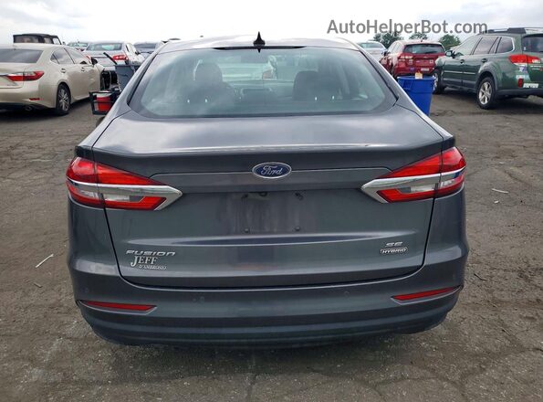 3FA6P0LU2LR159200 2020 FORD FUSION Gray Rear view