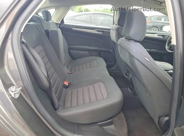 3FA6P0LU2LR159200 2020 FORD FUSION Gray Rear seats view