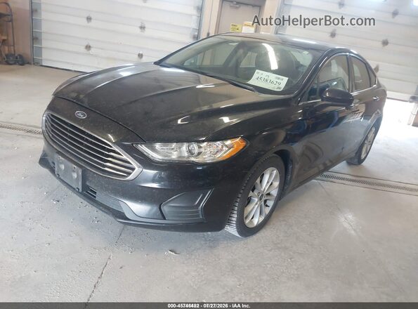 3FA6P0LU2LR200506 2020 FORD FUSION Black Առջևի ձախ երեք քառորդ տեսարան