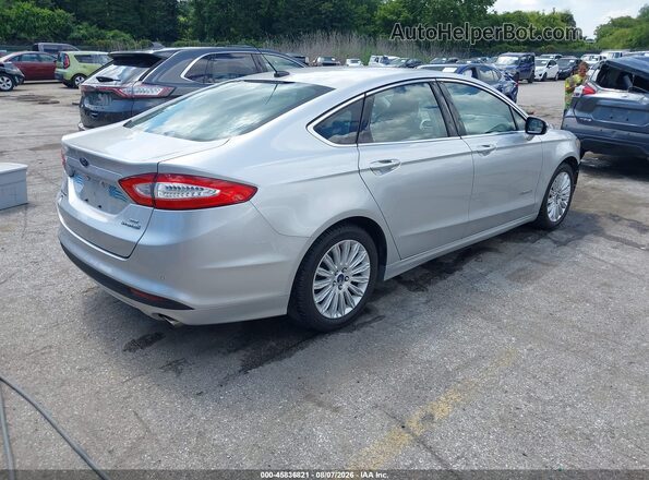 3FA6P0LU3GR338447 2016 FORD FUSION HYBRID Silver Tył prawy