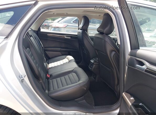 3FA6P0LU3GR338447 2016 FORD FUSION HYBRID Silver Widok naklejki z numerem VIN