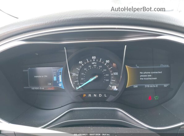3FA6P0LU3GR338447 2016 FORD FUSION HYBRID Silver Widok tylnych siedzeń