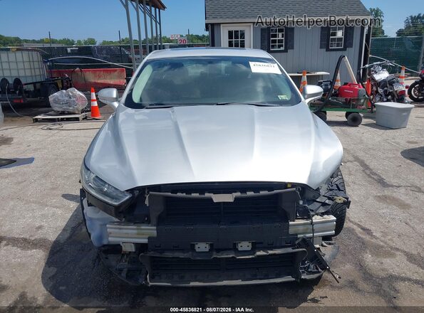 3FA6P0LU3GR338447 2016 FORD FUSION HYBRID Silver Widok wnętrza z tyłu