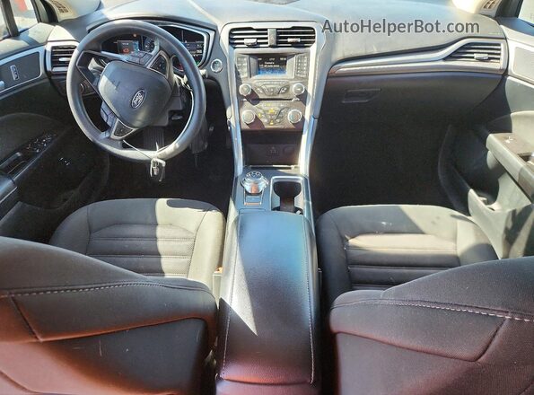 3FA6P0LU3HR217306 2017 FORD FUSION Серебряный Вид панели приборов