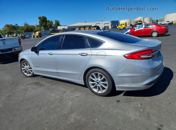 3FA6P0LU3HR217306 2017 FORD FUSION Серебряный Задняя левая четверть