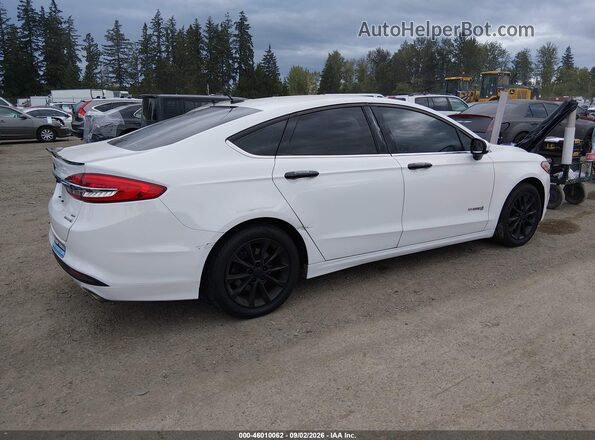 3FA6P0LU3HR230430 2017 FORD FUSION HYBRID White 