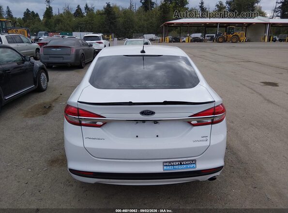 3FA6P0LU3HR230430 2017 FORD FUSION HYBRID White 