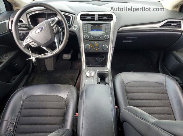 3FA6P0LU3HR295875 2017 FORD FUSION Charcoal Widok deski rozdzielczej