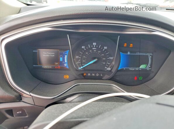 3FA6P0LU3HR295875 2017 FORD FUSION Charcoal Widok zestawu wskaźników