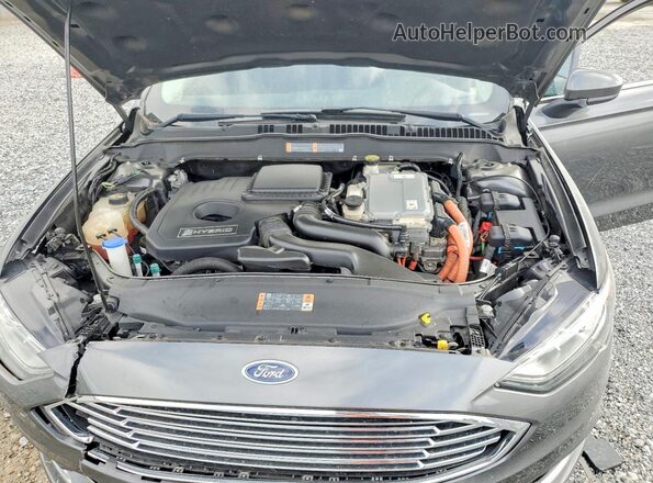 3FA6P0LU3HR295875 2017 FORD FUSION Charcoal Widok wnętrza z tyłu