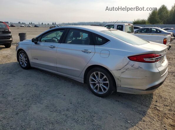 3FA6P0LU3HR326994 2017 FORD FUSION Silver Задня ліва чверть