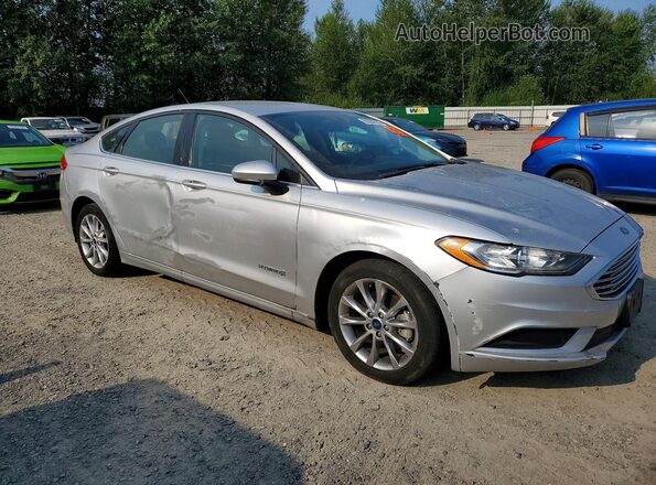 3FA6P0LU3HR326994 2017 FORD FUSION Silver Передня права чверть