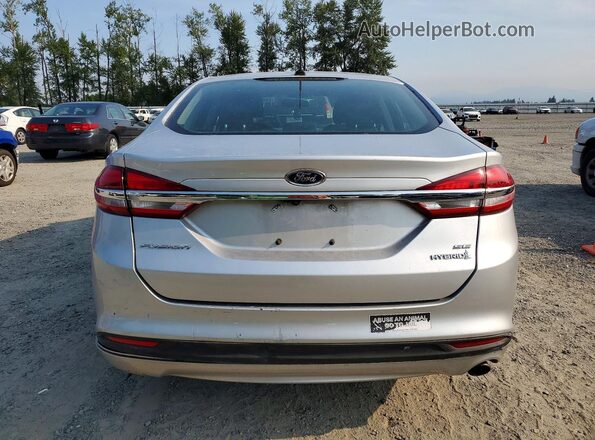 3FA6P0LU3HR326994 2017 FORD FUSION Silver Вид ззаду