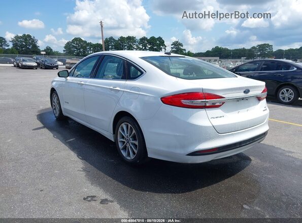 3FA6P0LU3HR359641 2017 FORD FUSION HYBRID White Tył lewy