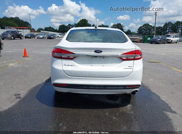 3FA6P0LU3HR359641 2017 FORD FUSION HYBRID White 