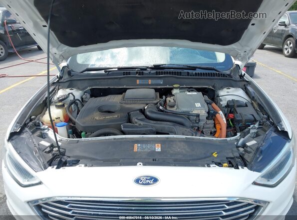 3FA6P0LU3HR359641 2017 FORD FUSION HYBRID White Widok z tyłu