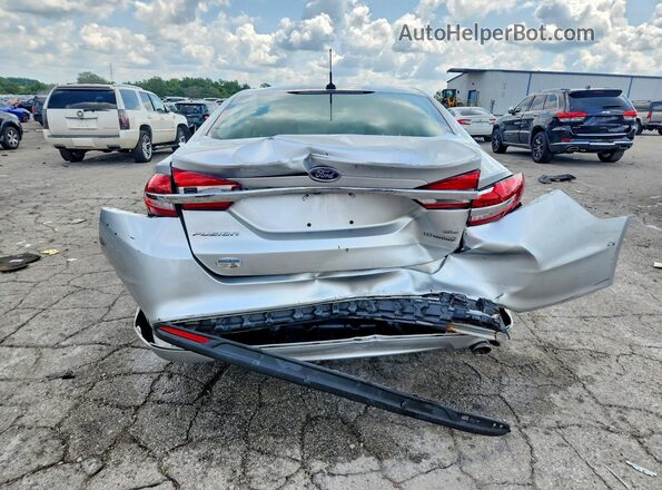 3FA6P0LU3HR380649 2017 FORD FUSION Silver Widok z tyłu
