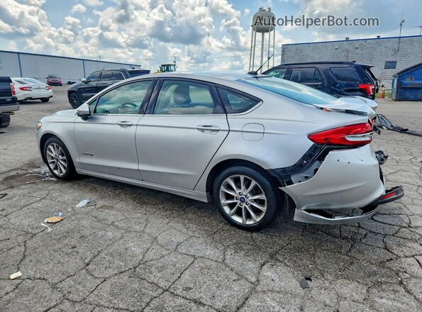 3FA6P0LU3HR380649 2017 FORD FUSION Silver Tył lewy