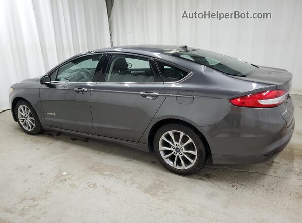 3FA6P0LU3HR385141 2017 FORD FUSION Charcoal Rear left