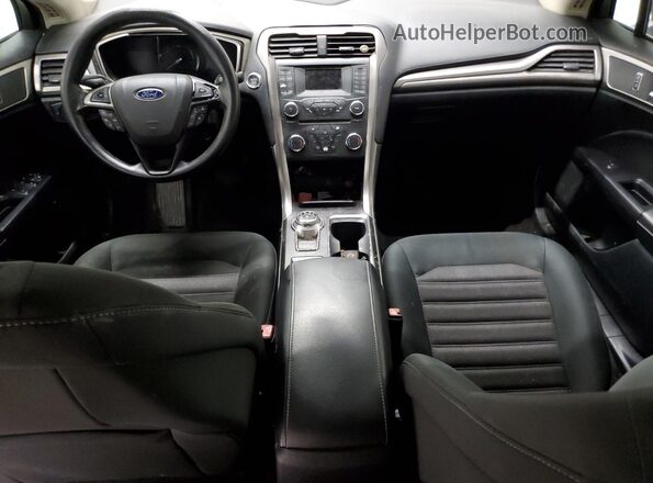 3FA6P0LU3HR385141 2017 FORD FUSION Charcoal Dashboard view