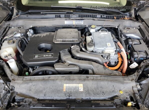 3FA6P0LU3HR385141 2017 FORD FUSION Charcoal Rear interior view