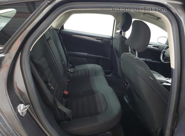 3FA6P0LU3HR385141 2017 FORD FUSION Charcoal Rear seats view