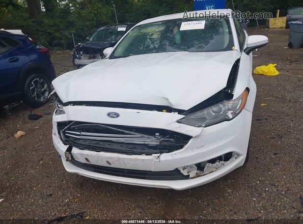 3FA6P0LU3JR147490 2018 FORD FUSION HYBRID White ხელსაწყოთა პანელის ხედი