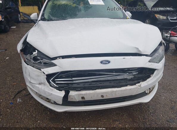 3FA6P0LU3JR147490 2018 FORD FUSION HYBRID White წინა ხედი