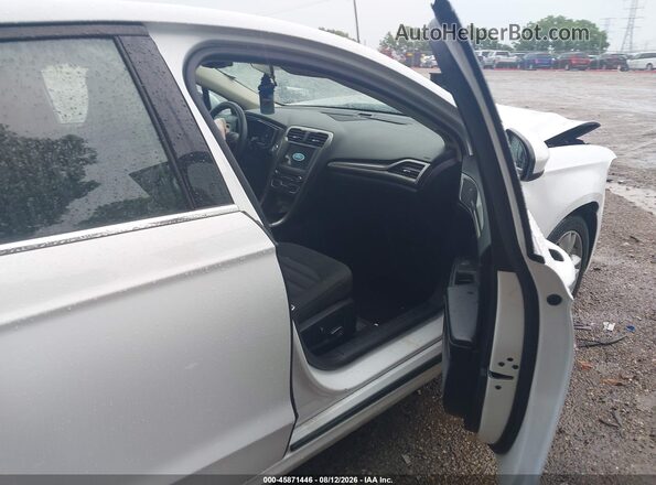 3FA6P0LU3JR147490 2018 FORD FUSION HYBRID White წინა სალონის ხედი