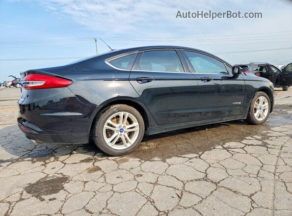 3FA6P0LU3JR197600 2018 FORD FUSION Black Rear right
