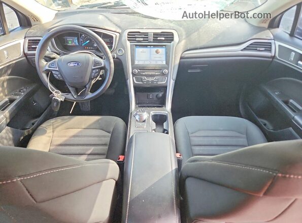 3FA6P0LU3JR197600 2018 FORD FUSION Black Dashboard view