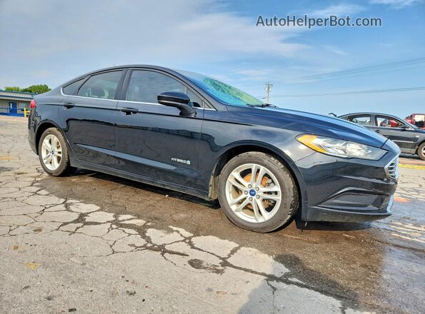 3FA6P0LU3JR197600 2018 FORD FUSION Black Front right