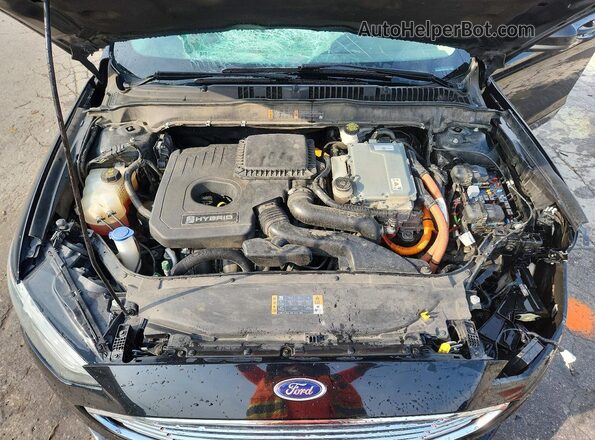 3FA6P0LU3JR197600 2018 FORD FUSION Black Rear interior view