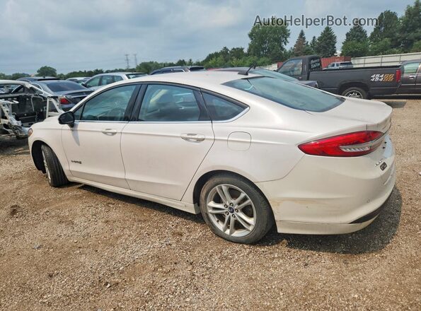 3FA6P0LU3JR201645 2018 FORD FUSION White Հետևի ձախ