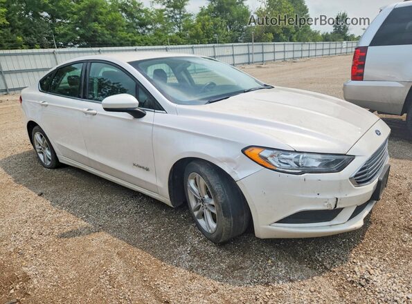 3FA6P0LU3JR201645 2018 FORD FUSION White Առջևի աջ
