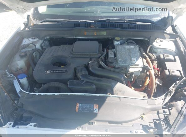 3FA6P0LU3JR248495 2018 FORD FUSION HYBRID White Вид ззаду