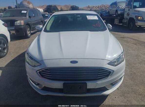 3FA6P0LU3JR248495 2018 FORD FUSION HYBRID White Вид спереду